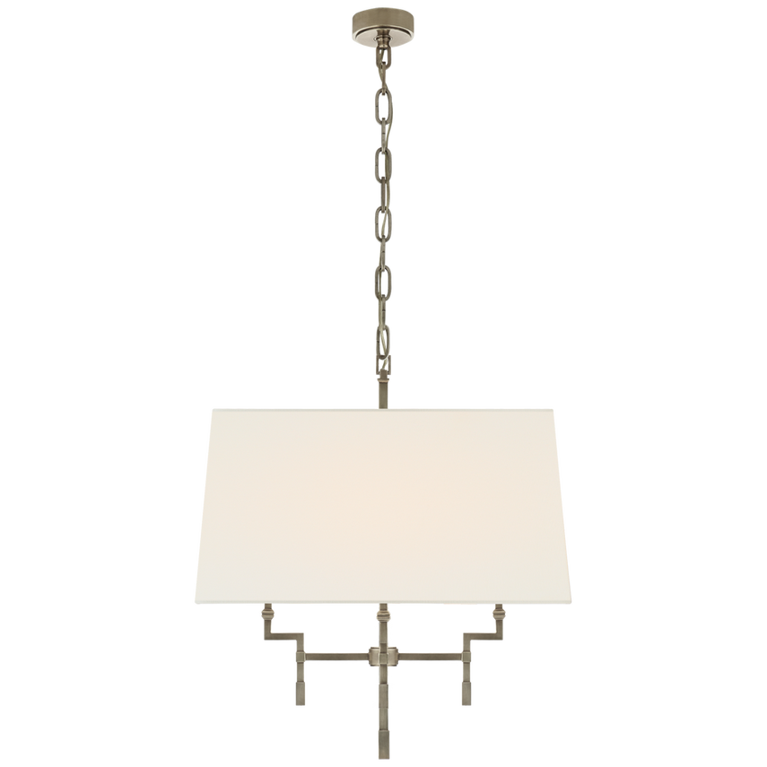 Visual Comfort & Co. Jane Medium Hanging Shade Chandeliers Visual Comfort & Co. Antique Nickel  