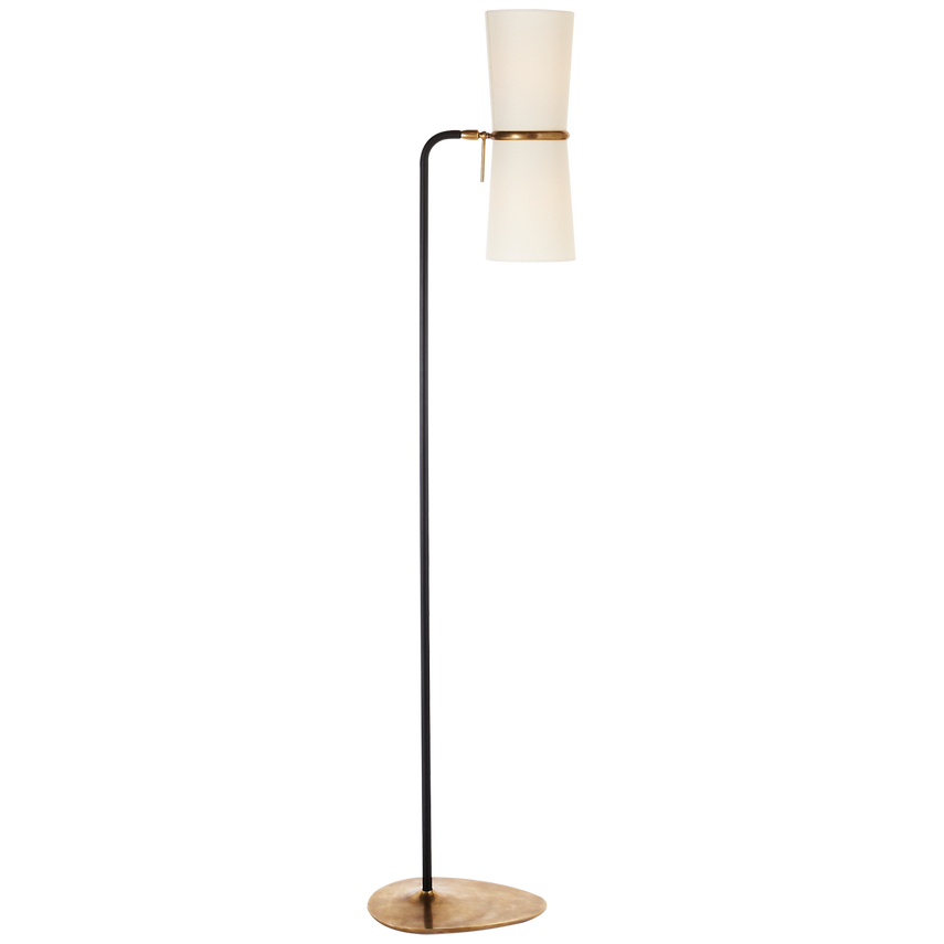 Visual Comfort & Co. Clarkson Floor Lamp Floor Lamps Visual Comfort & Co. Hand-Rubbed Antique Brass  