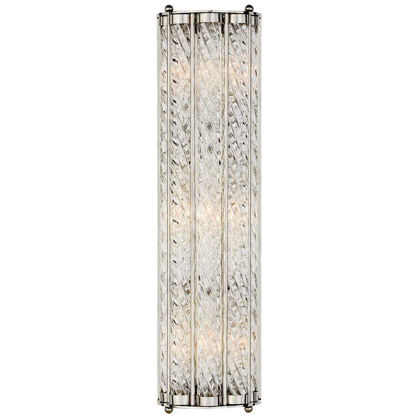 Visual Comfort & Co. Eaton Linear Sconce Wall Sconces Visual Comfort & Co. Hand-Rubbed Antique Brass  