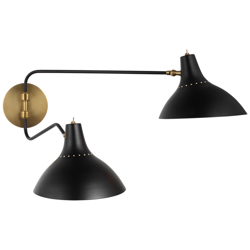 Visual Comfort & Co. Charlton Medium Double Wall Light