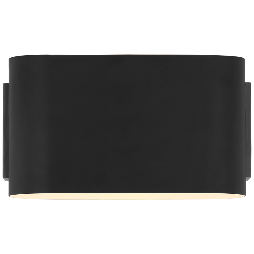 Visual Comfort & Co. Nella Small Oblong Sconce Wall Lights Visual Comfort & Co. Matte Black  