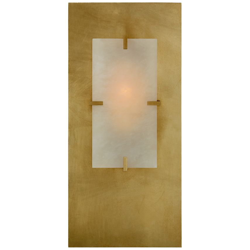 Visual Comfort & Co. Dominica Rectangle Sconce Wall Sconces Visual Comfort & Co. Gild  