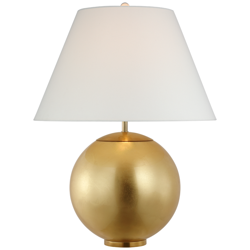 Visual Comfort & Co. Morton Large Table Lamp Table Lamps Visual Comfort & Co. Burnished Silver Leaf  