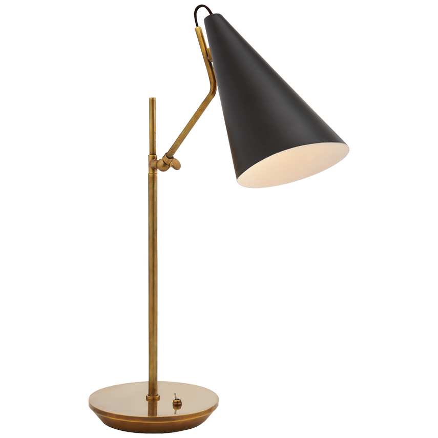 Visual Comfort & Co. Clemente Table Lamp Table Lamps Visual Comfort & Co. Brass with Black  