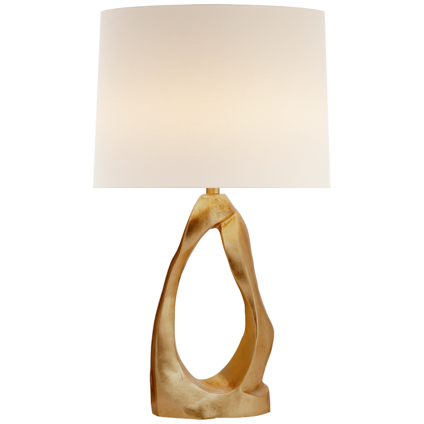 Visual Comfort & Co. Cannes Table Lamp Table Lamps Visual Comfort & Co. Burnished Silver Leaf  