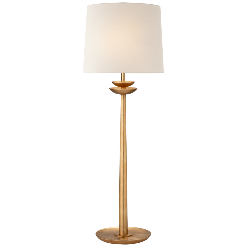 Visual Comfort & Co. Beaumont Medium Buffet Lamp Table Lamps Visual Comfort & Co. Aged Iron  