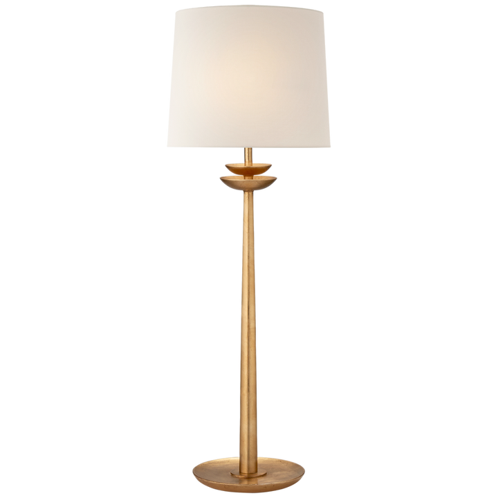 Visual Comfort & Co. Beaumont Medium Buffet Lamp Table Lamps Visual Comfort & Co. Aged Iron  