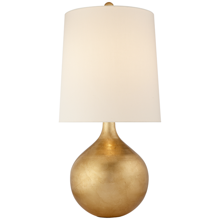 Visual Comfort & Co. Warren Table Lamp Table Lamps Visual Comfort & Co. Burnished Silver Leaf  