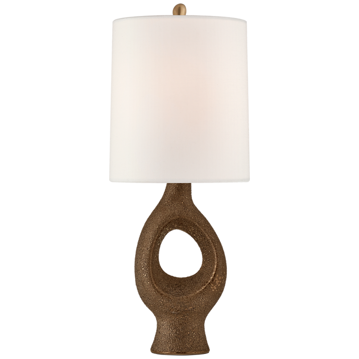 Visual Comfort & Co. Capra Medium Table Lamp Table Lamps Visual Comfort & Co. Chalk Burnt Gold  