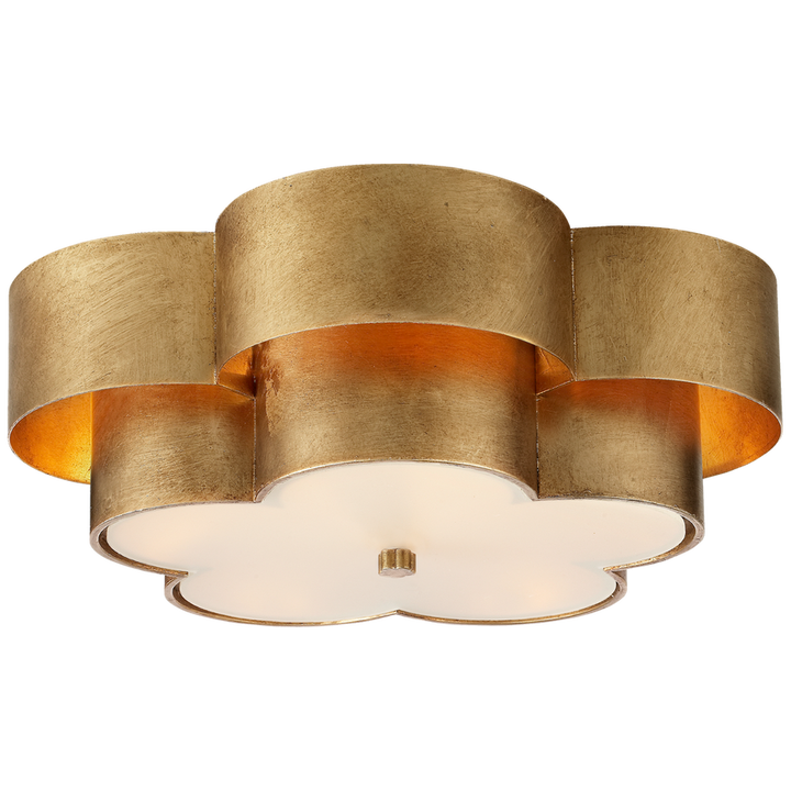 Visual Comfort & Co. Arabelle Large Flush Mount Ceiling Flush Mounts Visual Comfort & Co. Burnished Silver Leaf  