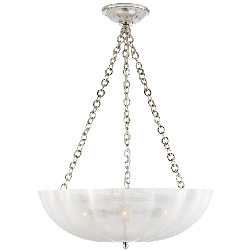 Visual Comfort & Co. Rosehill Large Chandelier Ceiling Lights Visual Comfort & Co. Hand-Rubbed Antique Brass  