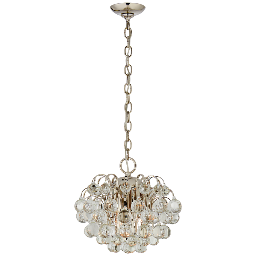 Visual Comfort & Co. Bellvale Small Chandelier Ceiling Lights Visual Comfort & Co. Hand-Rubbed Antique Brass  