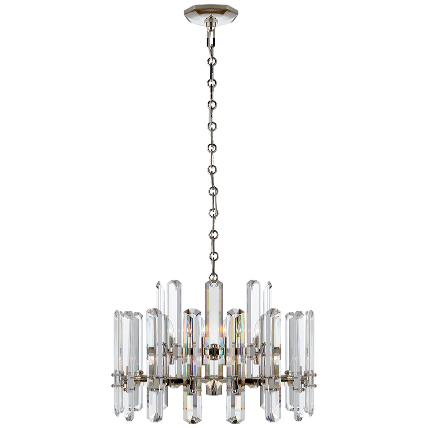 Visual Comfort & Co. Bonnington Chandelier Ceiling Lights Visual Comfort & Co. Hand-Rubbed Antique Brass  