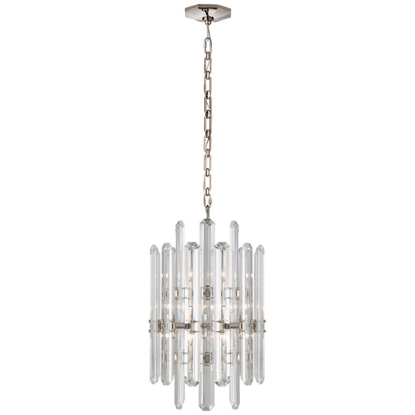 Visual Comfort & Co. Bonnington Tall Chandelier Ceiling Lights Visual Comfort & Co. Hand-Rubbed Antique Brass  