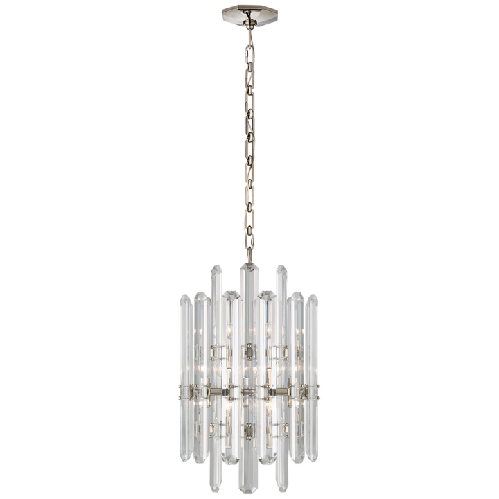 Visual Comfort & Co. Bonnington Tall Chandelier Chandeliers Visual Comfort & Co. Hand-Rubbed Antique Brass  