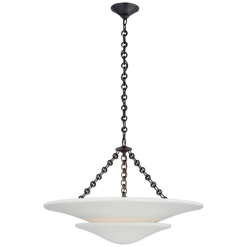 Visual Comfort & Co. Mollino Medium Tiered Chandelier Ceiling Lights Visual Comfort & Co. Bronze  