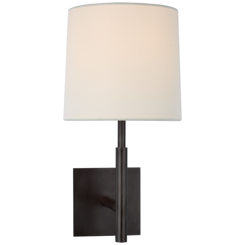 Visual Comfort & Co. Clarion Medium Library Sconce Wall Lights Visual Comfort & Co. Bronze  