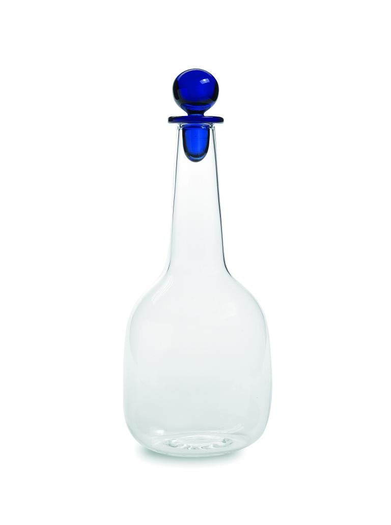 Zafferano America Bilia Bottle Glassware citylgs.store Cobalt Blue  