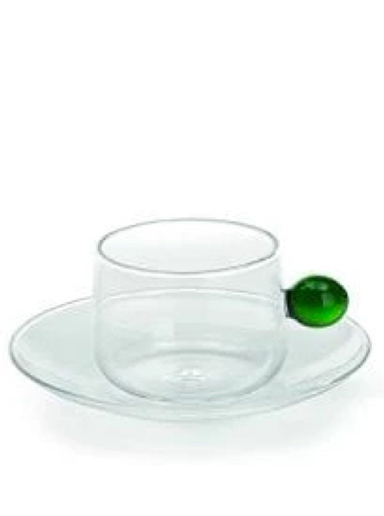 Zafferano America Bilia Cappuccino Cup & Saucer Glassware citylgs.store   