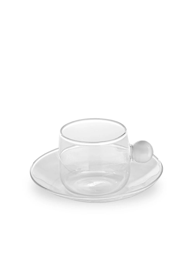 Zafferano America Bilia Espresso Cup & Saucer Glassware citylgs.store White  