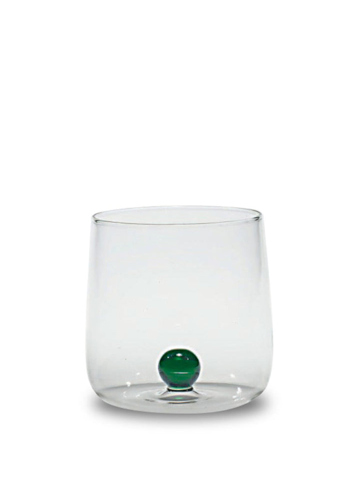 Zafferano America Bilia Tumbler (Set of 6) Glassware citylgs.store Green  