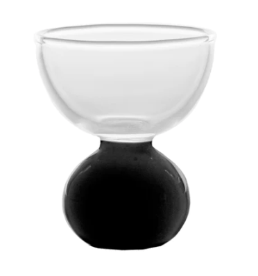 Zafferano America Bilia Egg Cup Glassware citylgs.store Black  