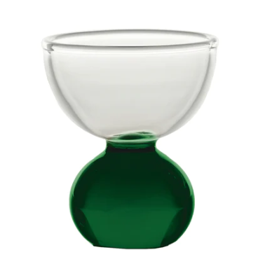 Zafferano America Bilia Egg Cup Glassware citylgs.store Green  