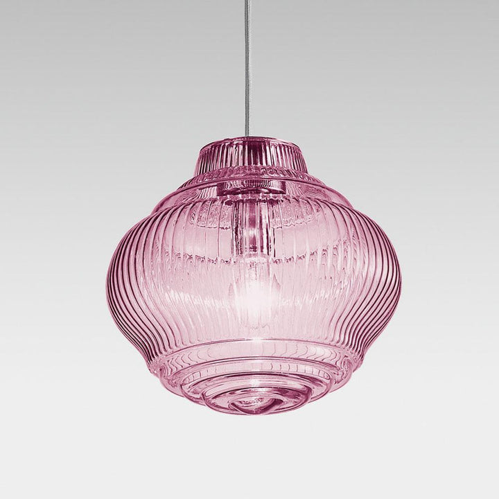 Zafferano America Bonnie Pendant Light Pendants Zafferano America Amethyst 58 inches 