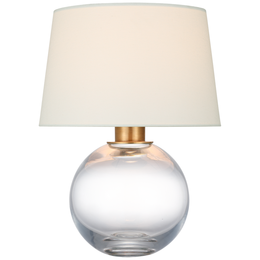 Visual Comfort & Co. Masie Small Table Lamp Table Lamps Visual Comfort & Co. Clear Glass  