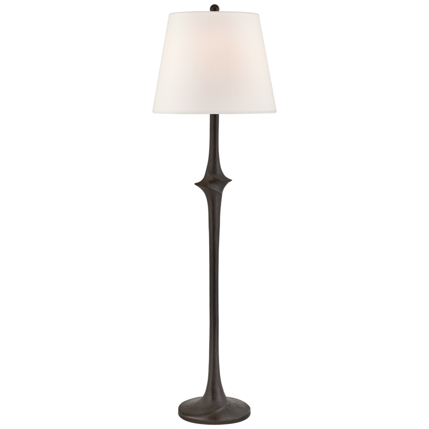 Visual Comfort & Co. Bates Large Sculpted Floor Lamp Floor Lamps Visual Comfort & Co. Aged Iron  