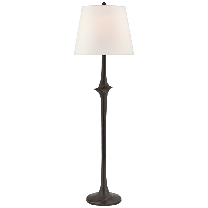 Visual Comfort & Co. Bates Large Sculpted Floor Lamp Floor Lamps Visual Comfort & Co. Aged Iron  