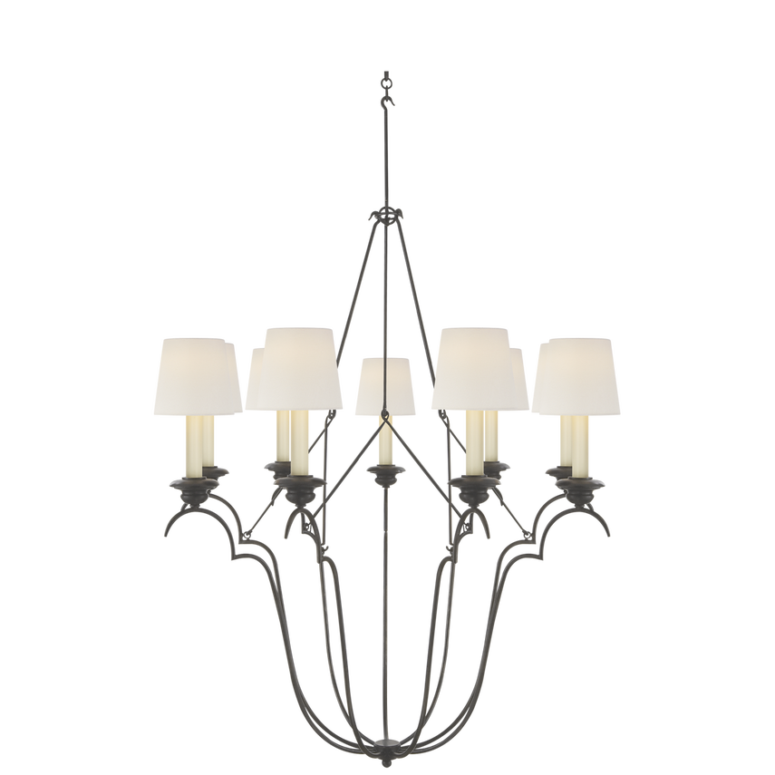 Visual Comfort & Co. Belvedere Chandelier Ceiling Lights Visual Comfort & Co. Aged Iron  