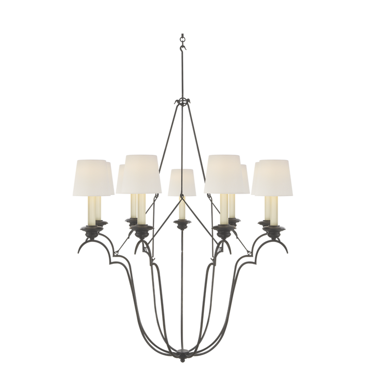 Visual Comfort & Co. Belvedere Chandelier Chandeliers Visual Comfort & Co. Aged Iron  