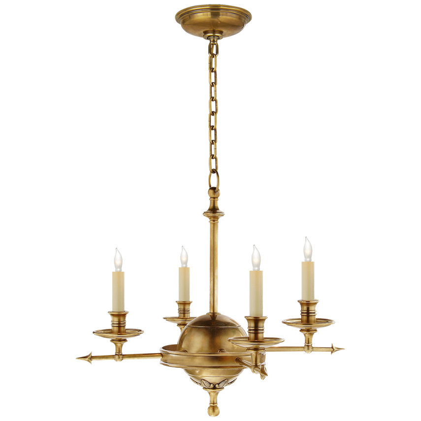 Visual Comfort & Co. Leaf and Arrow Small Chandelier