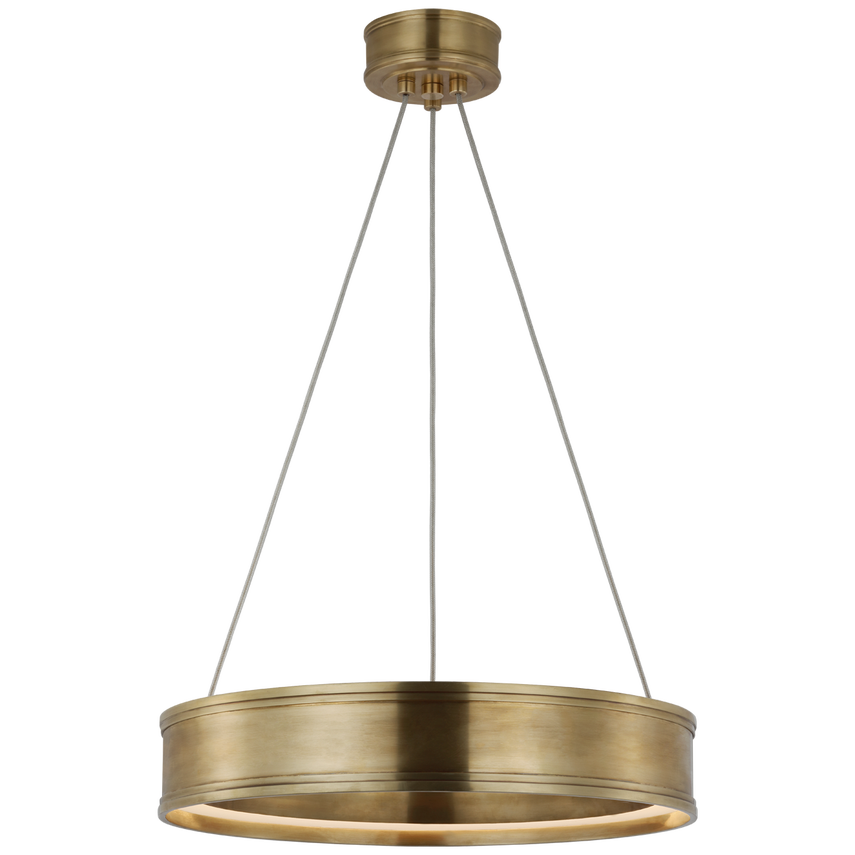 Visual Comfort & Co. Connery 18" Ring Chandelier Ceiling Lights Visual Comfort & Co. Antique-Burnished Brass  