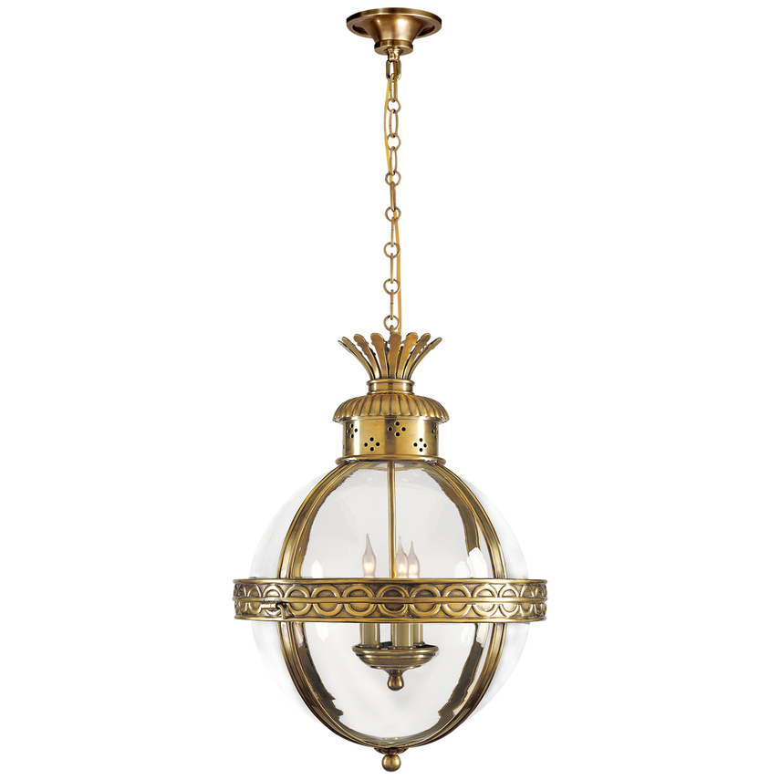 Visual Comfort & Co. Crown Top Banded Globe Lantern