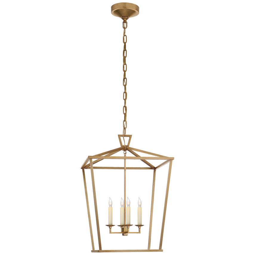 Visual Comfort & Co. Darlana Medium Lantern Ceiling Lights Visual Comfort & Co. Aged Iron  