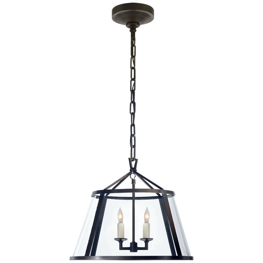 Visual Comfort & Co. Darlana 16" Pendant Ceiling Lights Visual Comfort & Co. Aged Iron  