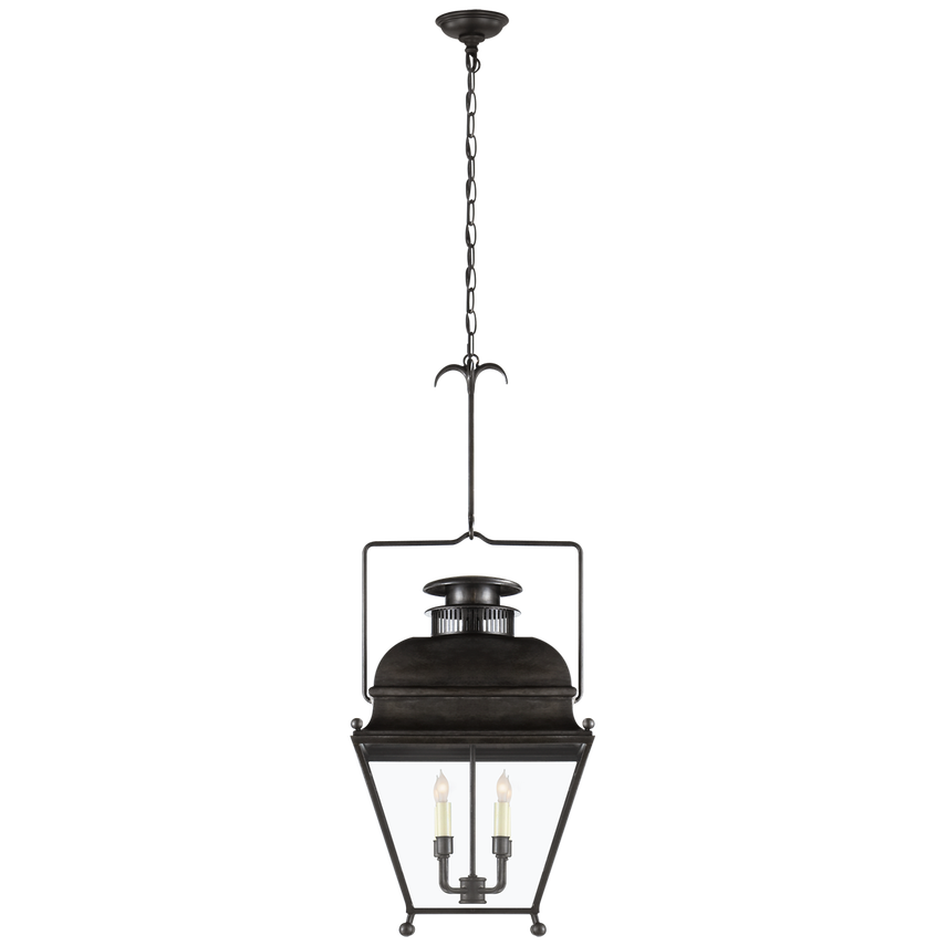 Visual Comfort & Co. Holborn Small Lantern Ceiling Lights Visual Comfort & Co. Aged Iron  