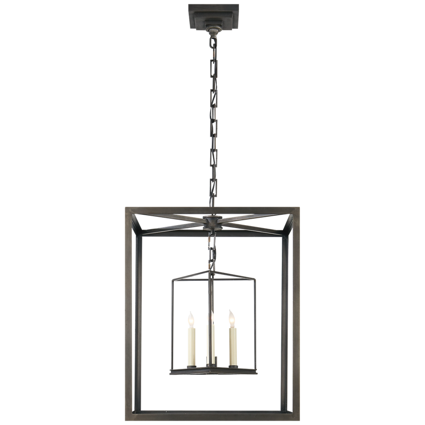 Visual Comfort & Co. Osborne Lantern Ceiling Lights Visual Comfort & Co. Aged Iron  