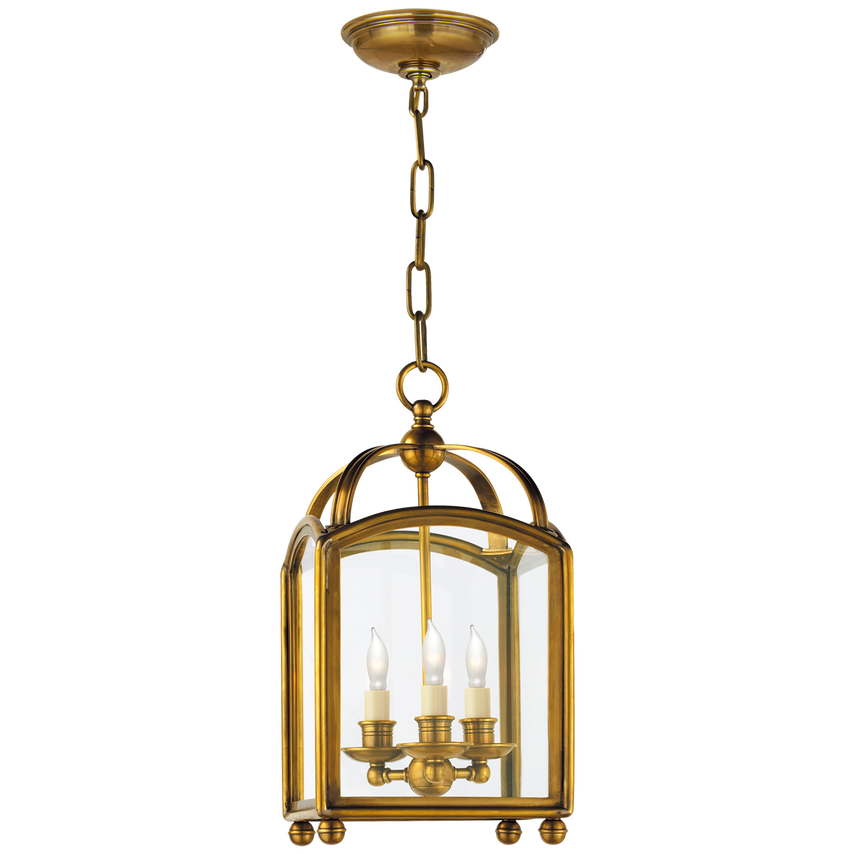 Visual Comfort & Co. Arch Top Mini Lantern Ceiling Lights Visual Comfort & Co. Antique-Burnished Brass  