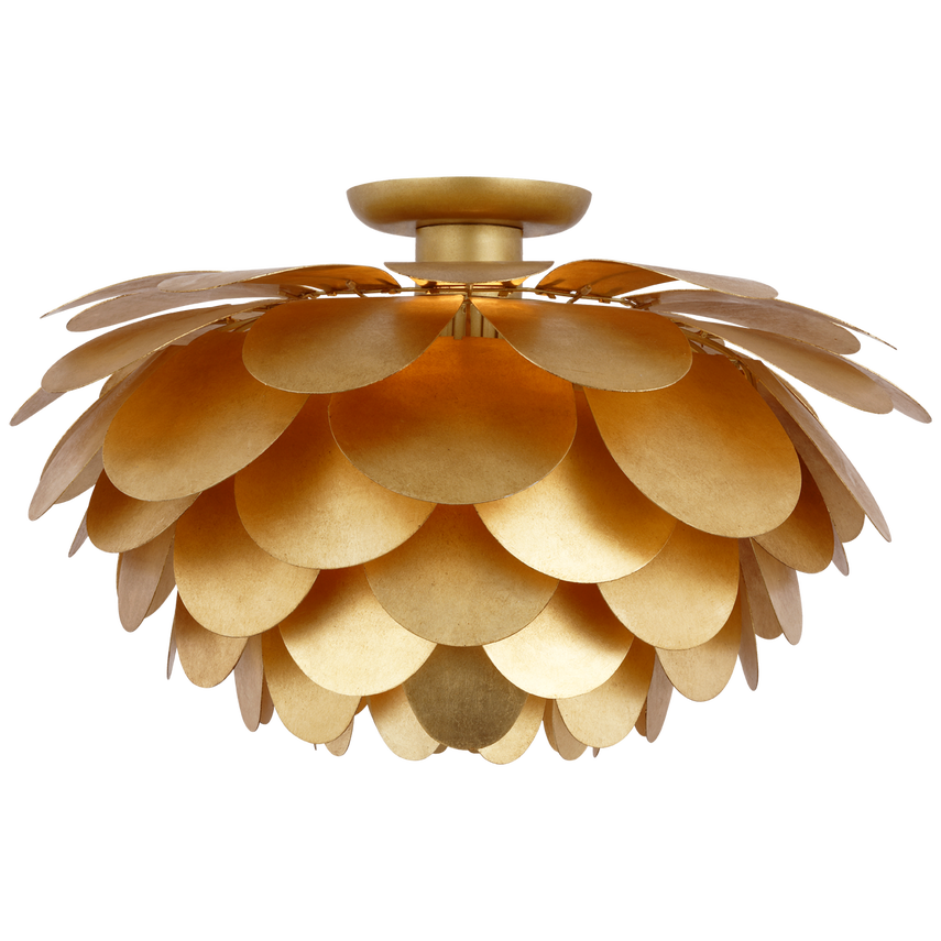 Visual Comfort & Co. Cynara XL Flush Mount Ceiling Lights Visual Comfort & Co. Gild  