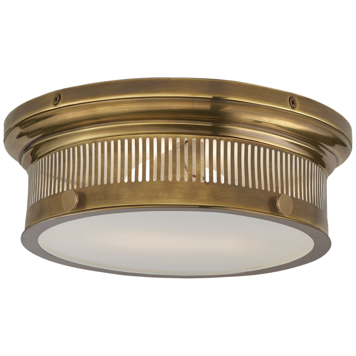 Visual Comfort & Co. Alderly Small Flush Mount Ceiling Flush Mounts Visual Comfort & Co. Antique-Burnished Brass  