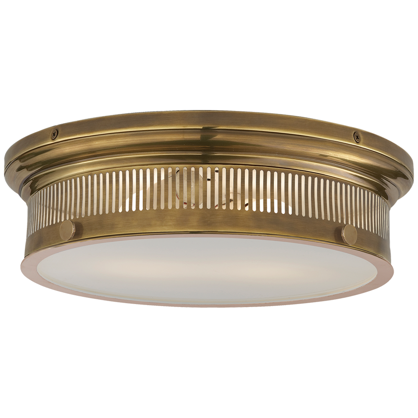 Visual Comfort & Co. Alderly Flush Mount Ceiling Flush Mounts Visual Comfort & Co. Bronze  