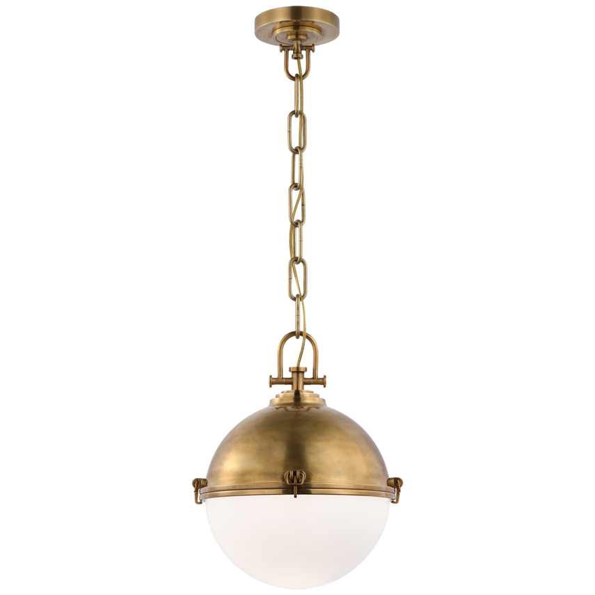 Visual Comfort & Co. Adrian Large Globe Pendant Ceiling Lights Visual Comfort & Co. Antique-Burnished Brass  