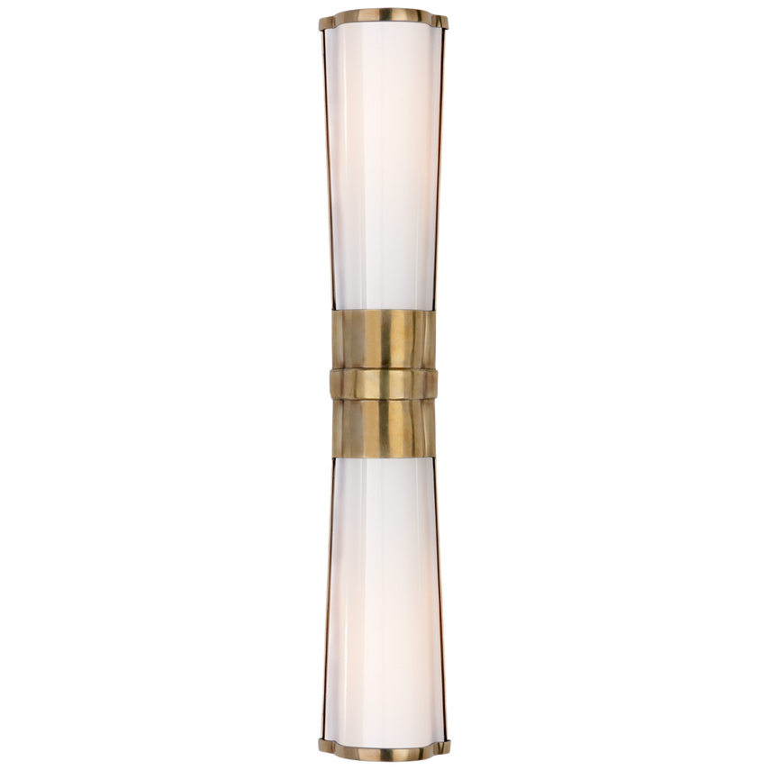 Visual Comfort & Co. Carew Linear Sconce Wall Lights Visual Comfort & Co. Antique-Burnished Brass  