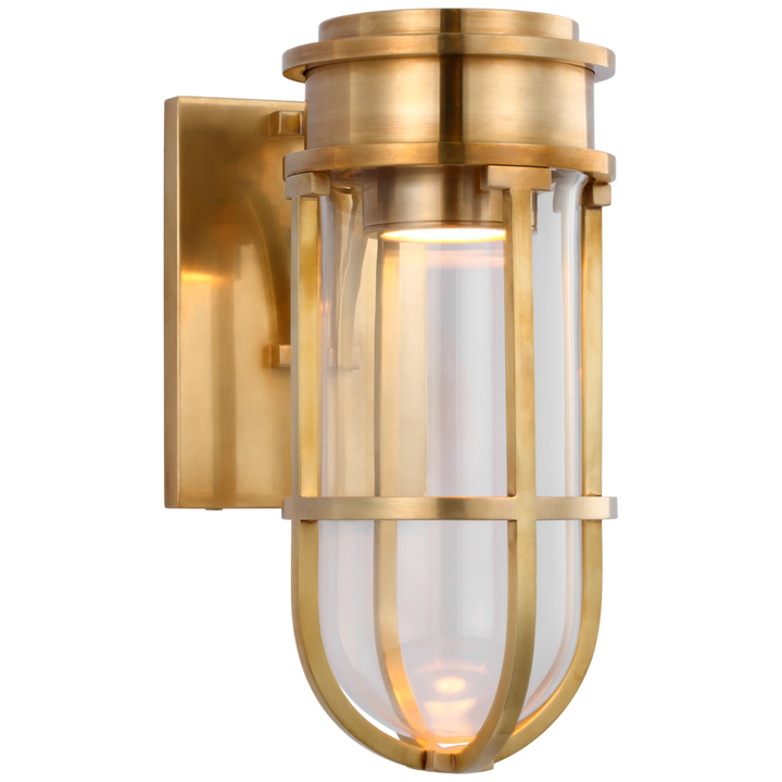 Visual Comfort & Co. Gracie Tall Bracketed Sconce Wall Sconces Visual Comfort & Co. Antique-Burnished Brass  