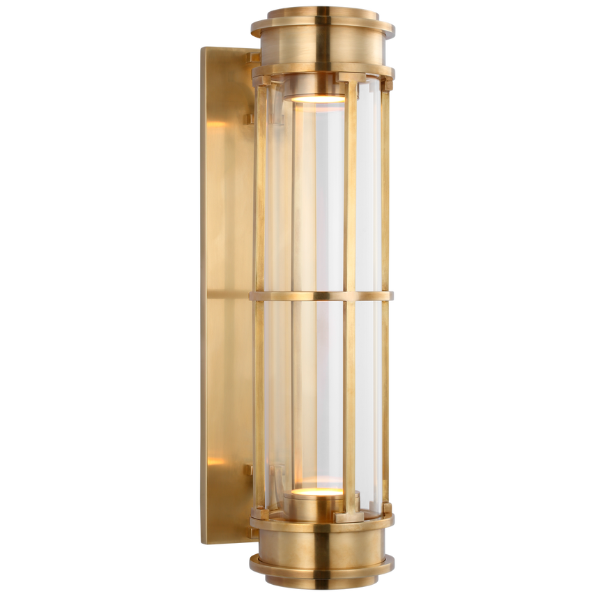 Visual Comfort & Co. Gracie 19" Linear Sconce Wall Lights Visual Comfort & Co. Antique-Burnished Brass  