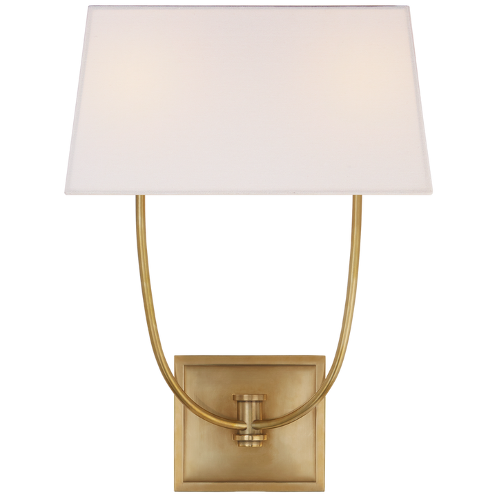 Visual Comfort & Co. Venini Double Sconce Wall Sconces Visual Comfort & Co. Antique-Burnished Brass  