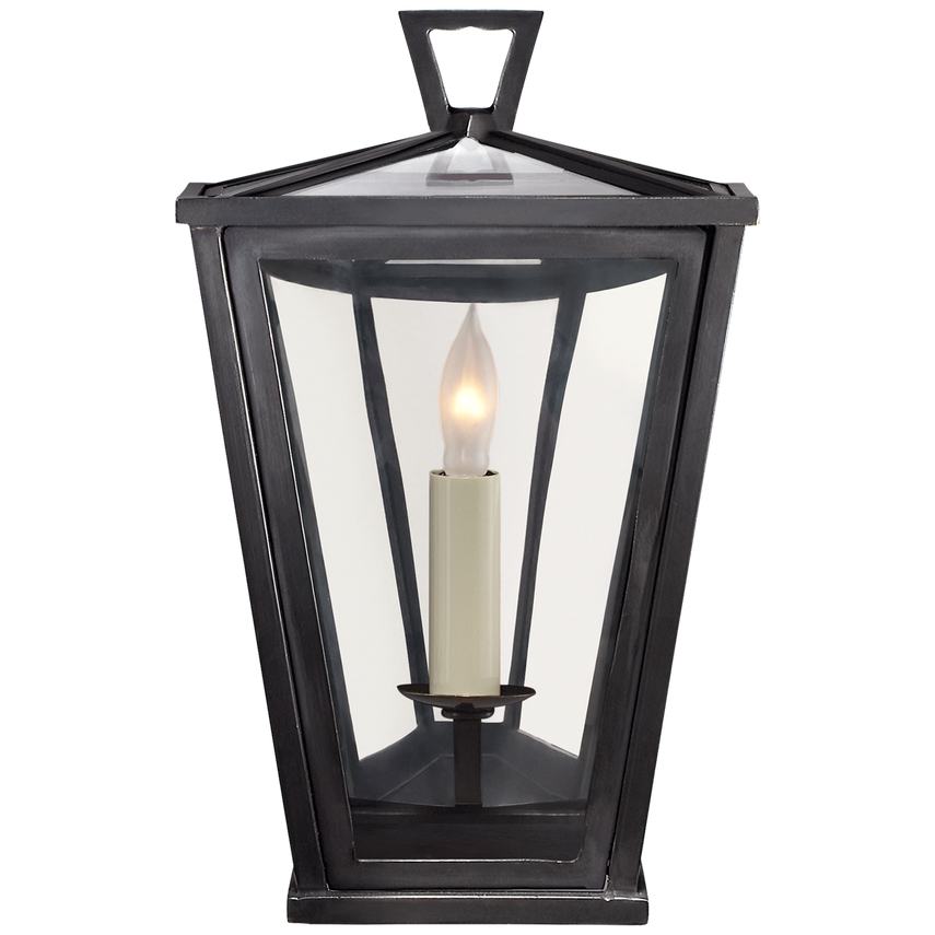 Visual Comfort & Co. Darlana Mini 3/4 Wall Lantern Outdoor Lighting Visual Comfort & Co. Bronze  